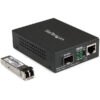 StarTech.com Gigabit Ethernet Fiber Media Converter - Compact - 850nm StarTech.com Gigabit Ethernet Fiber Media Converter - Compact - 850nm