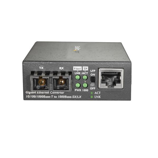 StarTech.com Multimode (MM) SC Fiber Media Converter for 10/100/1000 StarTech.com Multimode (MM) SC Fiber Media Converter for 10/100/1000