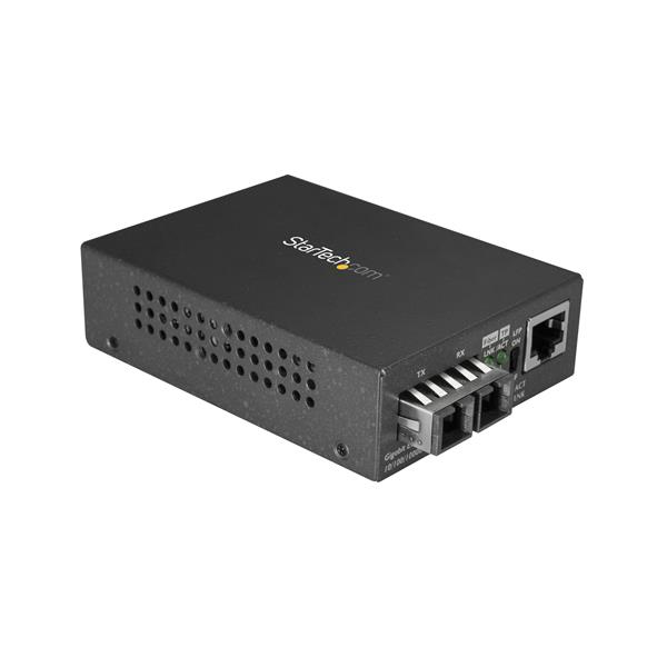 StarTech.com Gigabit Ethernet to SC Fiber Media Converter StarTech.com Gigabit Ethernet to SC Fiber Media Converter