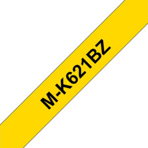 Brother M-K621B label-making tape Black on yellow Brother M-K621B label-making tape Black on yellow