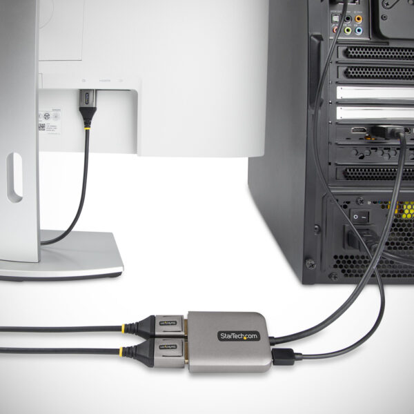 StarTech.com 2-Port DisplayPort MST Hub, Dual 4K 60Hz, DP to 2x StarTech.com 2-Port DisplayPort MST Hub, Dual 4K 60Hz, DP to 2x