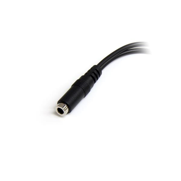 StarTech.com 3.5mm 4 Position to 2x 3 Position 3.5mm Headset Splitter