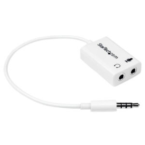StarTech.com White headset adapter for headsets with separate StarTech.com White headset adapter for headsets with separate