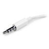 StarTech.com White headset adapter for headsets with separate