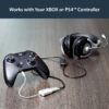 StarTech.com White headset adapter for headsets with separate