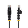 StarTech.com 2 m CAT6 Cable - Slim - Snagless RJ45 Connectors - Black StarTech.com 2 m CAT6 Cable - Slim - Snagless RJ45 Connectors - Black