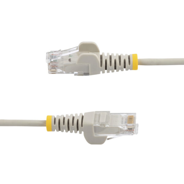 StarTech.com 2 m CAT6 Cable - Slim - Snagless RJ45 Connectors - Grey StarTech.com 2 m CAT6 Cable - Slim - Snagless RJ45 Connectors - Grey