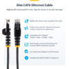StarTech.com 0.5 m CAT6 Cable - Slim - Snagless RJ45 Connectors - Blue StarTech.com 0.5 m CAT6 Cable - Slim - Snagless RJ45 Connectors - Blue