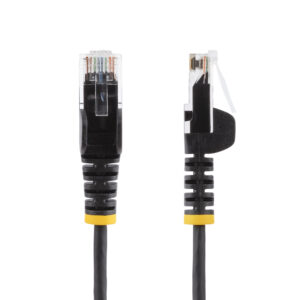 StarTech.com 5m Black Slim CAT6 Ethernet Cable, Snagless, 100W PoE, StarTech.com 10m Black Slim CAT6 Ethernet Cable, Snagless, 100W PoE,