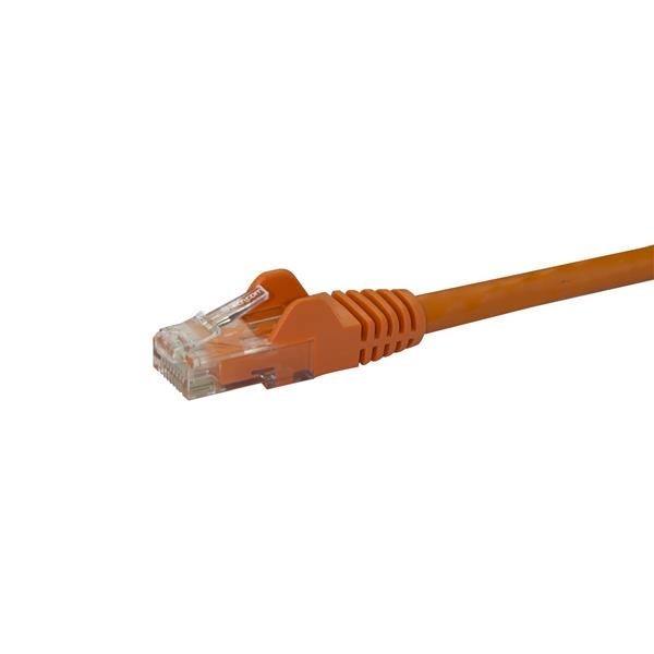 StarTech.com 50cm CAT6 Ethernet Cable - Orange CAT 6 Gigabit Ethernet