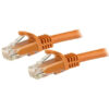 StarTech.com 5m CAT6 Ethernet Cable - Orange CAT 6 Gigabit Ethernet