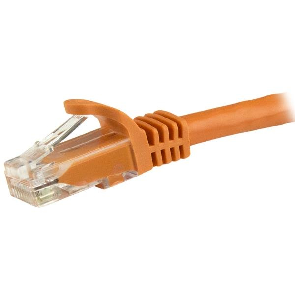 StarTech.com 5m CAT6 Ethernet Cable - Orange CAT 6 Gigabit Ethernet