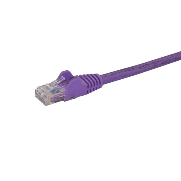 StarTech.com 10ft CAT6 Ethernet Cable - Purple CAT 6 Gigabit Ethernet