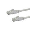 StarTech.com 10ft CAT6 Ethernet Cable - White CAT 6 Gigabit Ethernet