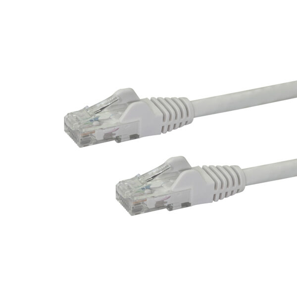 StarTech.com 10ft CAT6 Ethernet Cable - White CAT 6 Gigabit Ethernet