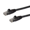 StarTech.com 25ft CAT6 Ethernet Cable - Black CAT 6 Gigabit Ethernet