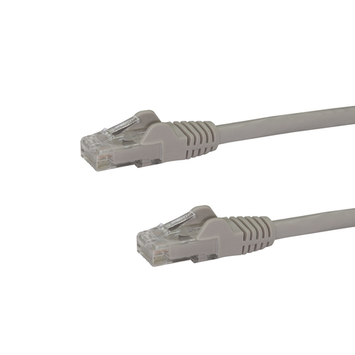 StarTech.com 15ft CAT6 Ethernet Cable - Gray CAT 6 Gigabit Ethernet