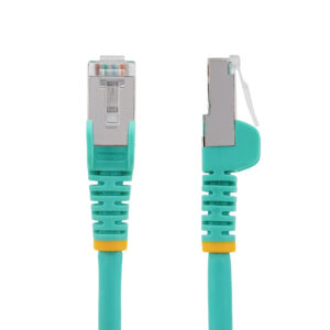 StarTech.com 5m CAT6a Ethernet Cable - Aqua - Low Smoke Zero Halogen StarTech.com 1.5m CAT6a Ethernet Cable - Aqua - Low Smoke Zero