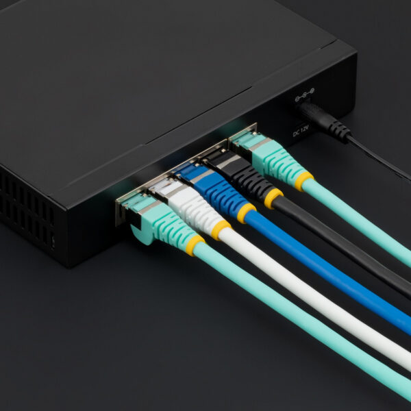 StarTech.com 7m CAT6a Ethernet Cable - Aqua - Low Smoke Zero Halogen StarTech.com 1.5m CAT6a Ethernet Cable - White - Low Smoke Zero