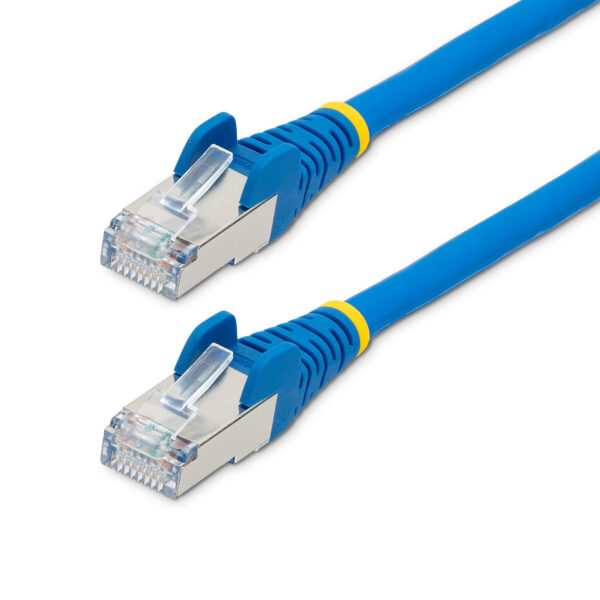 StarTech.com 50cm CAT6a Ethernet Cable - Blue - Low Smoke Zero StarTech.com 1.5m CAT6a Ethernet Cable - Blue - Low Smoke Zero