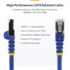 StarTech.com 50cm Blue CAT8 Ethernet Cable, Snagless RJ45, 25G/40G, StarTech.com 1m Blue CAT8 Ethernet Cable, Snagless RJ45, 25G/40G,