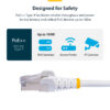 StarTech.com 2m White CAT8 Ethernet Cable, Snagless RJ45, 25G/40G, StarTech.com 3m White CAT8 Ethernet Cable, Snagless RJ45, 25G/40G,