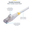 StarTech.com 2m White CAT8 Ethernet Cable, Snagless RJ45, 25G/40G, StarTech.com 3m White CAT8 Ethernet Cable, Snagless RJ45, 25G/40G,