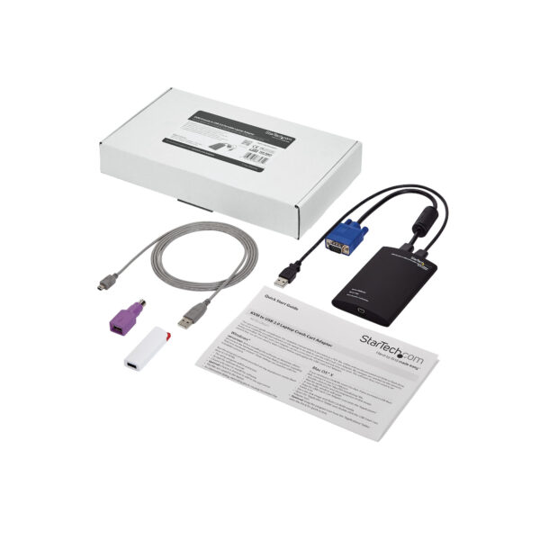 StarTech.com KVM Console to USB 2.0 Portable Laptop Crash Cart Adapter StarTech.com KVM Console to USB 2.0 Portable Laptop Crash Cart Adapter