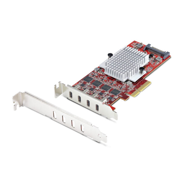 StarTech.com 4-Port USB Type-C PCIe Card, USB 3.2 10Gbps, USB-C PCI StarTech.com 4-Port USB Type-C PCIe Card, USB 3.2 10Gbps, USB-C PCI