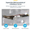 StarTech.com 4-Port USB Type-C PCIe Card, USB 3.2 10Gbps, USB-C PCI StarTech.com 4-Port USB Type-C PCIe Card, USB 3.2 10Gbps, USB-C PCI