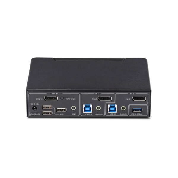 StarTech.com 2-Port DisplayPort KVM Switch, 4K 60Hz, DP 1.2, EDID StarTech.com 2-Port DisplayPort KVM Switch, 4K 60Hz, DP 1.2, EDID