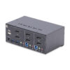 StarTech.com 2-Port Dual-Monitor DisplayPort KVM Switch, 4K 60Hz, 2x StarTech.com 2-Port Dual-Monitor DisplayPort KVM Switch, 4K 60Hz, 2x