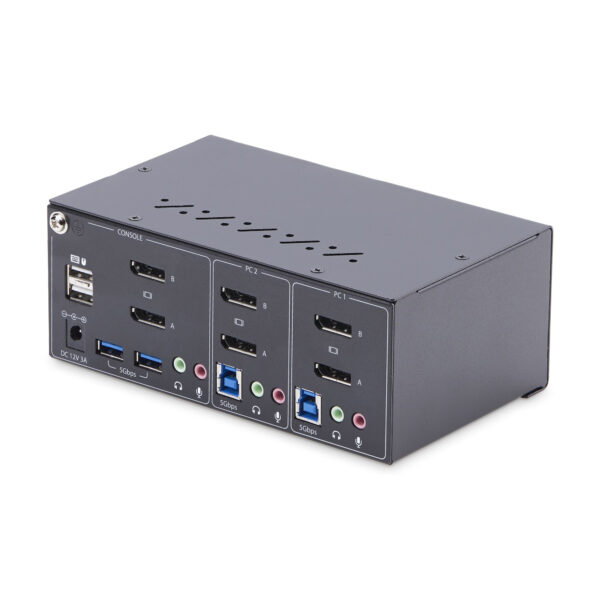 StarTech.com 2-Port Dual-Monitor DisplayPort KVM Switch, 4K 60Hz, 2x StarTech.com 2-Port Dual-Monitor DisplayPort KVM Switch, 4K 60Hz, 2x