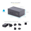 StarTech.com 2-Port Dual-Monitor DisplayPort KVM Switch, 4K 60Hz, 2x StarTech.com 2-Port Dual-Monitor DisplayPort KVM Switch, 4K 60Hz, 2x
