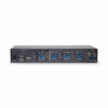 StarTech.com 4-Port KM Switch with Mouse Switching, USB Switch for