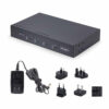 StarTech.com 4-Port KM Switch with Mouse Switching, USB Switch for