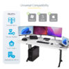 StarTech.com 4-Port KM Switch with Mouse Switching, USB Switch for