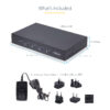 StarTech.com 4-Port KM Switch with Mouse Switching, USB Switch for