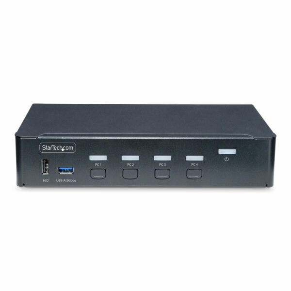 StarTech.com 4-Port DisplayPort KVM Switch, Single 4K 60Hz Monitor, StarTech.com 4-Port DisplayPort KVM Switch, Single 4K 60Hz Monitor,