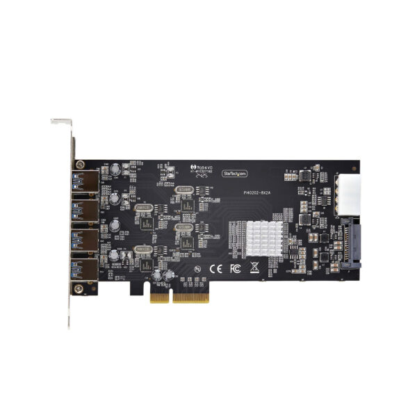 StarTech.com 4-Port USB PCIe Card, USB 3.2 5Gbps, PCI Express StarTech.com 4-Port USB PCIe Card, USB 3.2 5Gbps, PCI Express