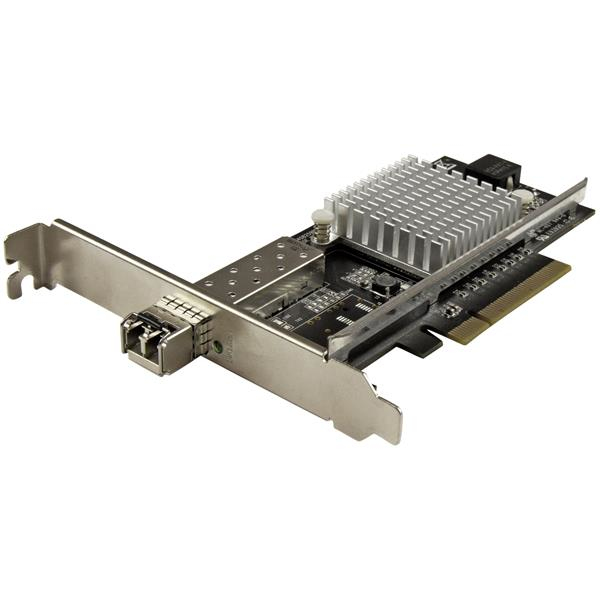StarTech.com 1-Port 10G SFP+ Fiber Optic Network Card - PCIe - Intel