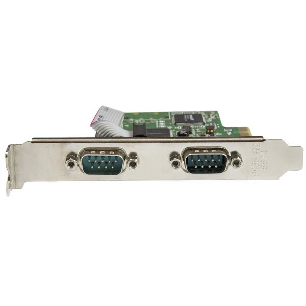 StarTech.com 2-Port PCI Express Serial Card with 16C1050 UART - RS232 StarTech.com 2-Port PCI Express Serial Card with 16C1050 UART - RS232