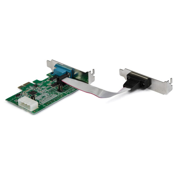 StarTech.com 2-port PCI Express RS232 Serial Adapter Card - PCIe StarTech.com 2-port PCI Express RS232 Serial Adapter Card - PCIe