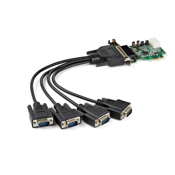 StarTech.com 4-port PCI Express RS232 Serial Adapter Card - PCIe StarTech.com 4-port PCI Express RS232 Serial Adapter Card - PCIe