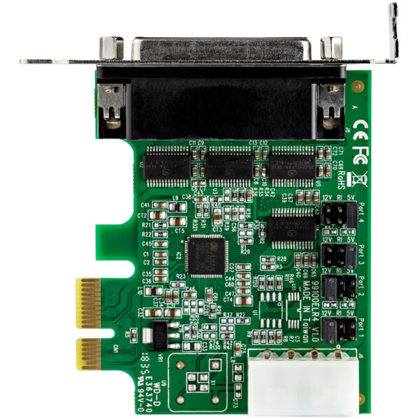 StarTech.com 4-port PCI Express RS232 Serial Adapter Card - PCIe StarTech.com 4-port PCI Express RS232 Serial Adapter Card - PCIe