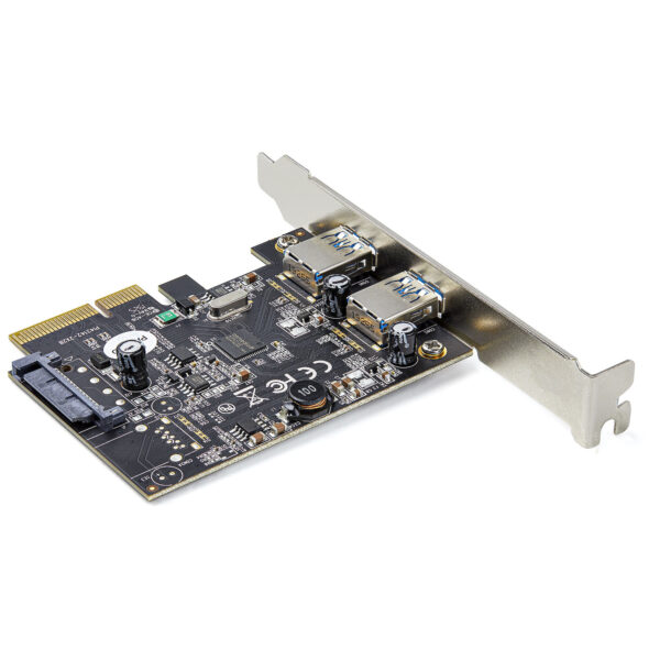 StarTech.com 2-Port USB PCIe Card with 10Gbps/port - USB 3.1/3.2 Gen StarTech.com 2-Port USB PCIe Card with 10Gbps/port - USB 3.1/3.2 Gen