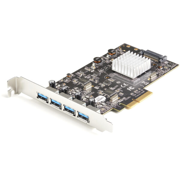 StarTech.com 4-Port USB PCIe Card - 10Gbps USB 3.1/3.2 Gen 2 Type-A StarTech.com 4-Port USB PCIe Card - 10Gbps USB 3.1/3.2 Gen 2 Type-A