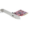 StarTech.com 1-Port USB 3.2 Gen 2x2 PCIe Card, USB-C 20Gbps StarTech.com 1-Port USB 3.2 Gen 2x2 PCIe Card, USB-C 20Gbps