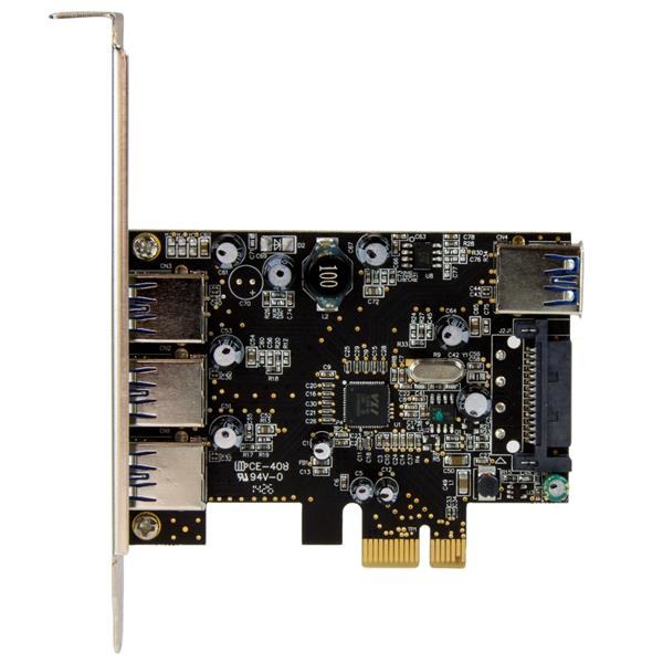 StarTech.com 4-Port PCI Express USB 3.0 Card StarTech.com 4-Port PCI Express USB 3.0 Card