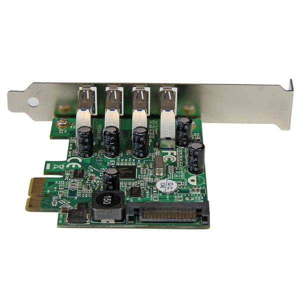 StarTech.com 4 Port PCI Express PCIe SuperSpeed USB 3.0 Controller StarTech.com 4 Port PCI Express PCIe SuperSpeed USB 3.0 Controller